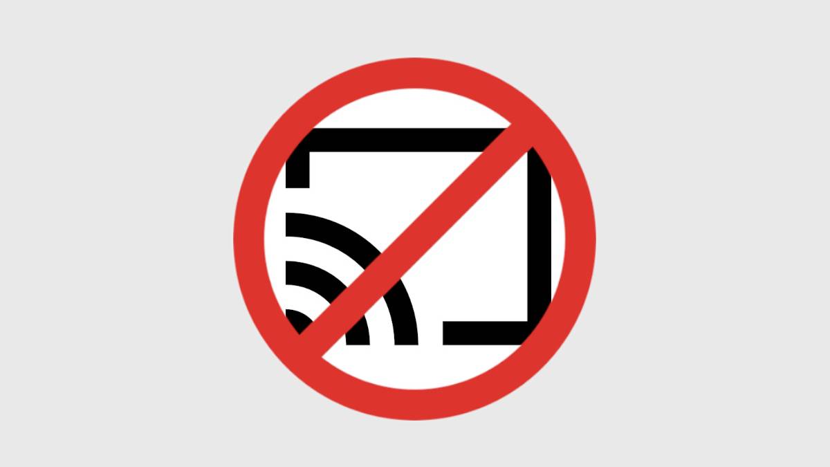 Hide Google Cast button