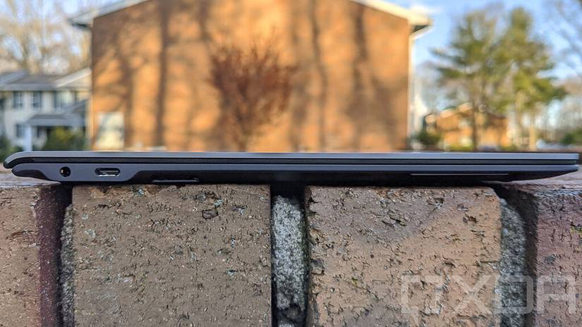 Side view of Samsung Galaxy Book S