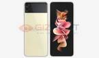 Unfolded Samsung Galaxy Z Flip 3 in yellow