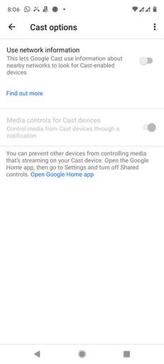 Hide the Google Cast button from showing up in Chrome for Android