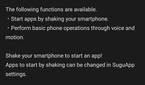 Sharp Aquos R6 settings page
