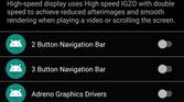 Sharp Aquos R6 settings page