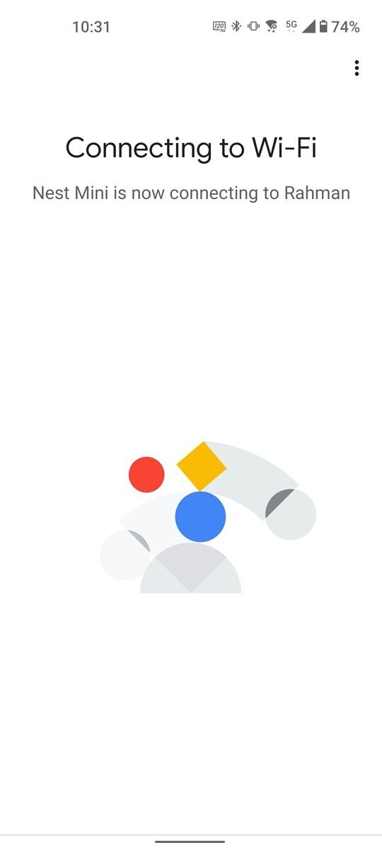 Setting up Google Nest Mini in the Google Home app