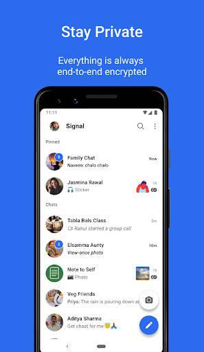 Signal contact list