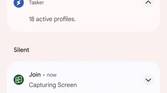 Android 12 status bar