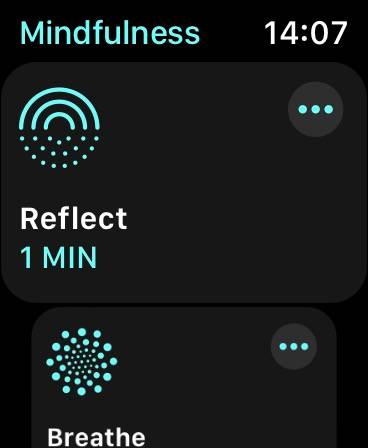 Reflect Mode on Apple Watch