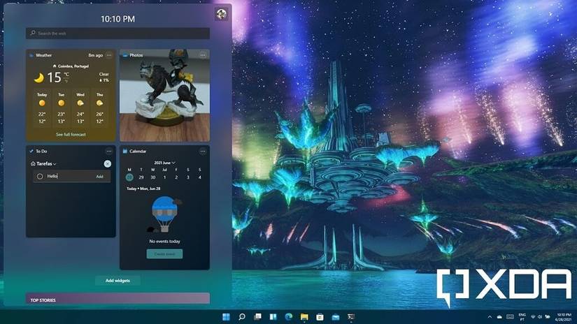 Windows 11 widgets