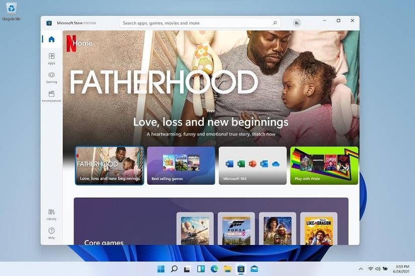 Microsoft Store in Windows 11 preview