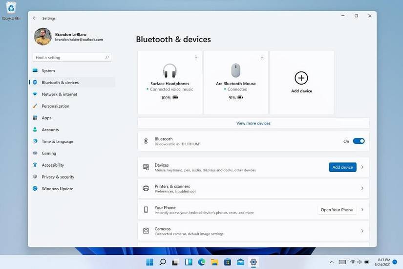 Windows 11 settings app