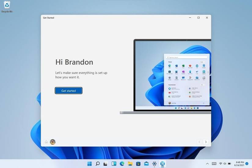 Windows 11 Get Started app