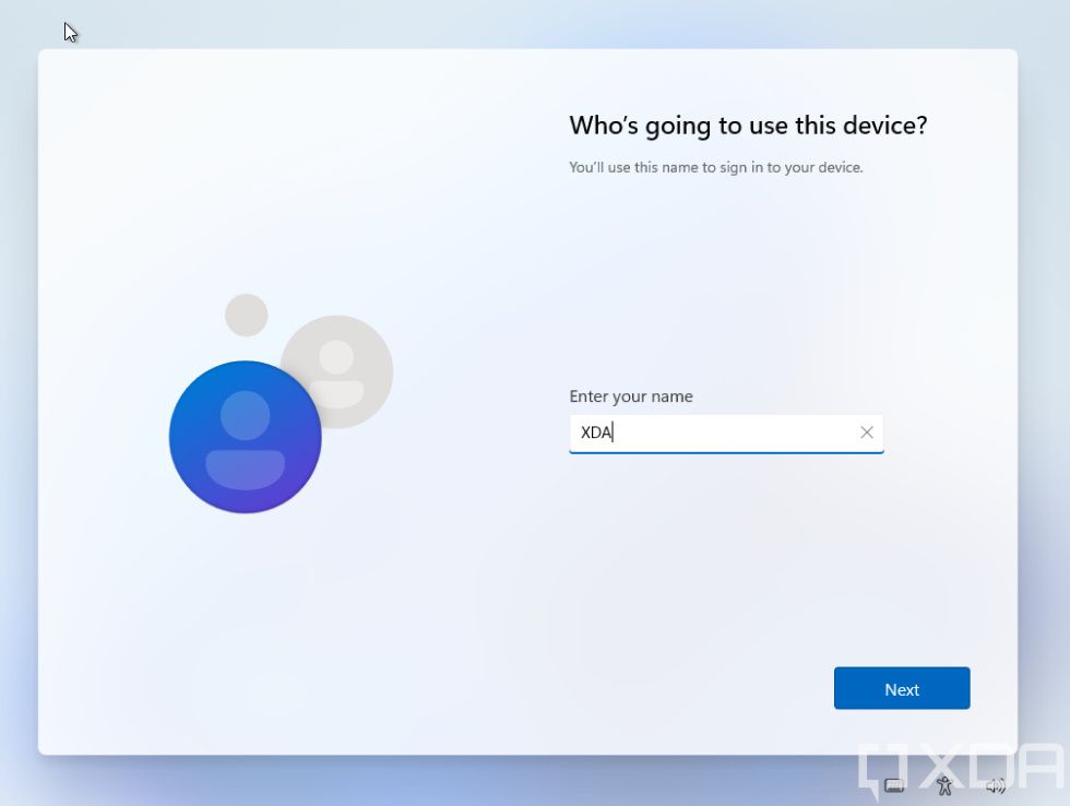 Windows 11 OOBE local account maker