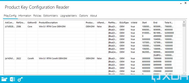 Windows 11 Product Key Configuration Reader
