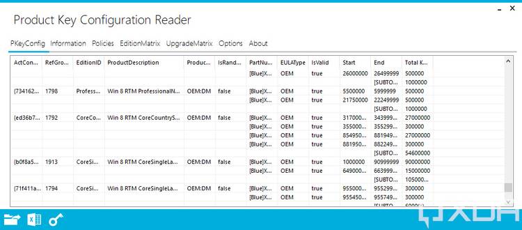 Windows 11 Product Key Configuration Reader