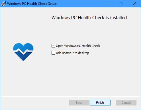 Windows PC Health Check 2