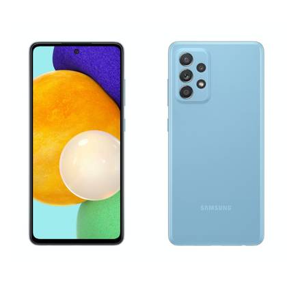The Awesome Blue variant of the Samsung Galaxy A52 just looks fresh. If you want to stand out, it’ll make you stand out.