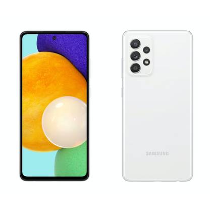 The Awesome White color provides a clean look, which is enhanced by the blacks present in the camera setup and on the front of the phone.