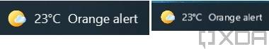 Blurry text in News and interests in Windows 10