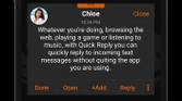 Chomp SMS widget