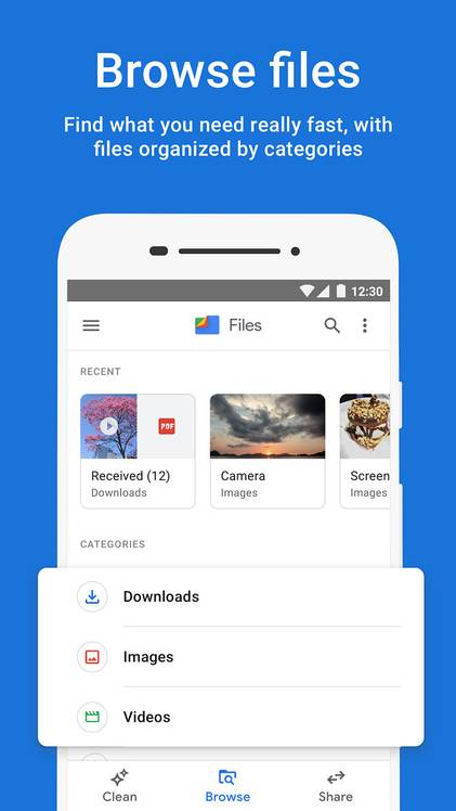 Files by Google - Browse