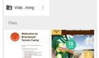 Google Drive for iOS home
