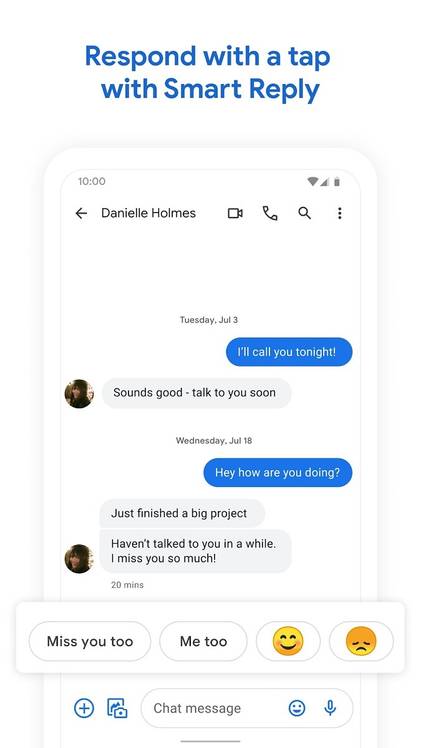 Messages by Google Smart Reply