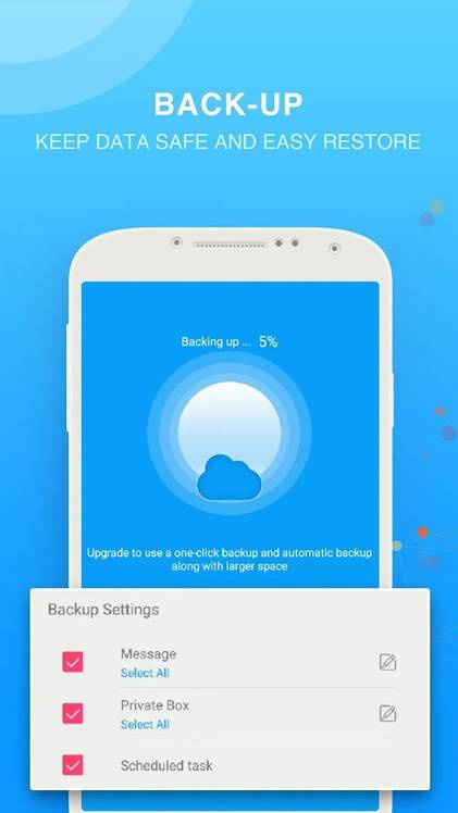Handcent Next SMS backups