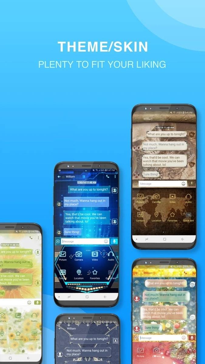 Handcent Next SMS themes