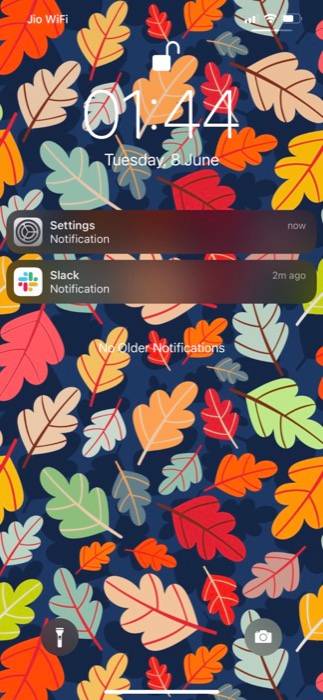 iOS 15 Lockscreen