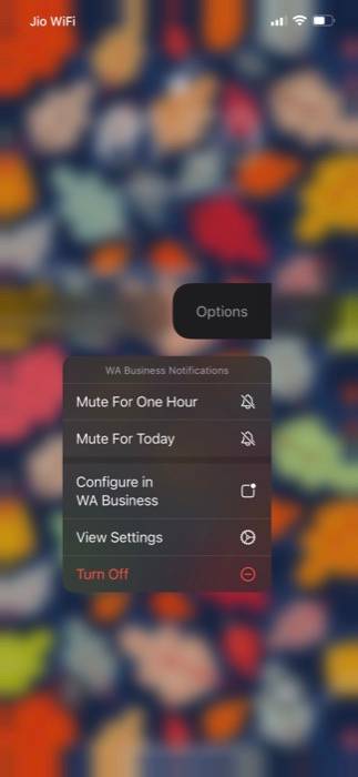Notification management in iOS 15