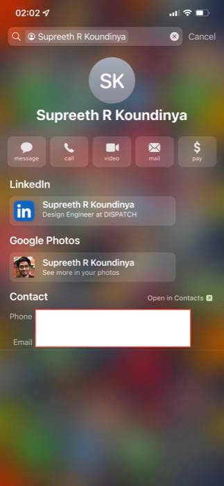 Rich Results in Spotlight Search