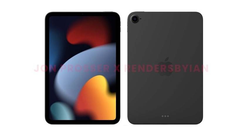 The front and back of the purported iPad Mini 6