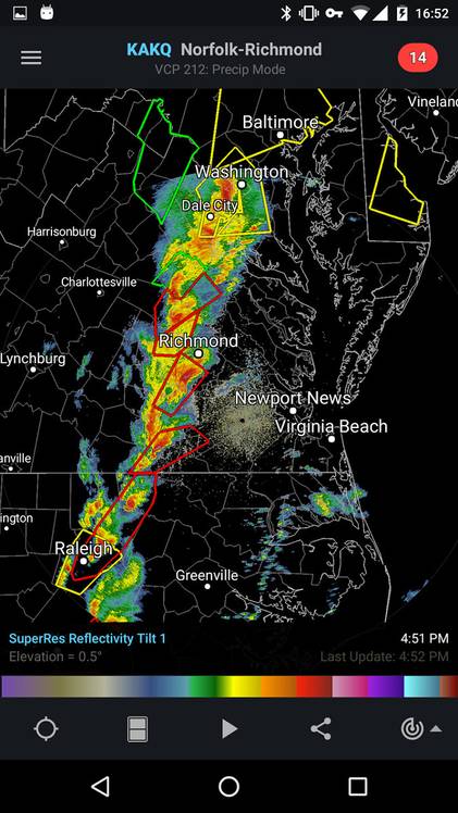 RadarScope Maps