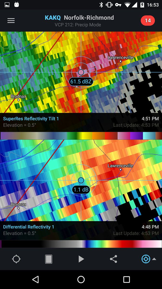 RadarScope Options