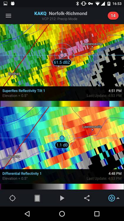 RadarScope Options