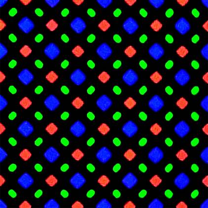 Samsung Galaxy Note20 Ultra PenTile subpixels