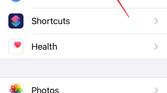 iPhone settings
