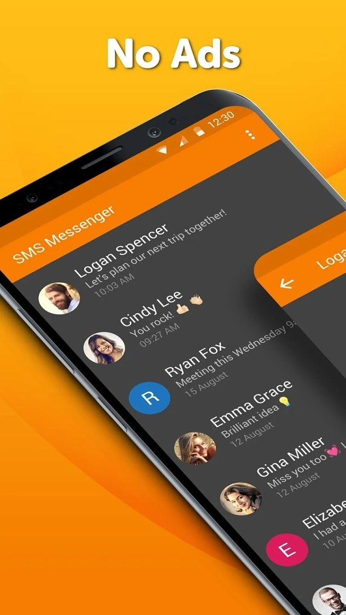 Simple SMS Messenger no ads