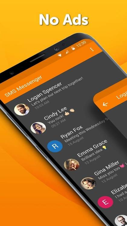 Simple SMS Messenger no ads