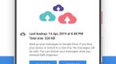 SMS Organizer backups