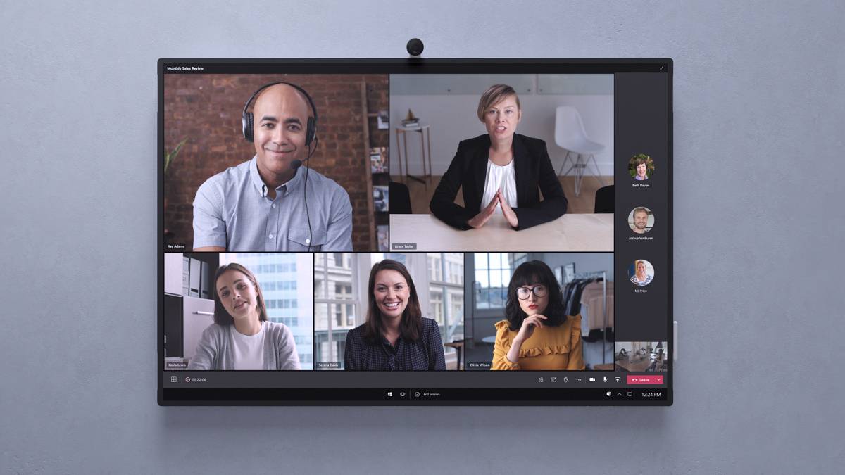 Teams Rooms on Surface Hub