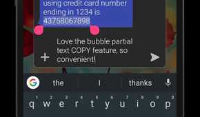 Textra SMS bubble
