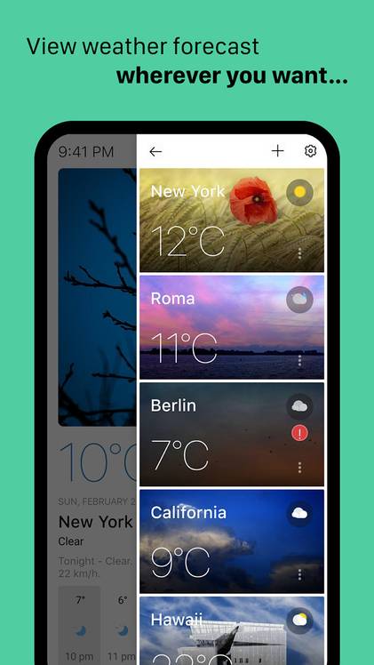 Today Weather Sidebar