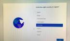 Language selection in the Windows 11 OOBE running on the Raspberry Pi 4