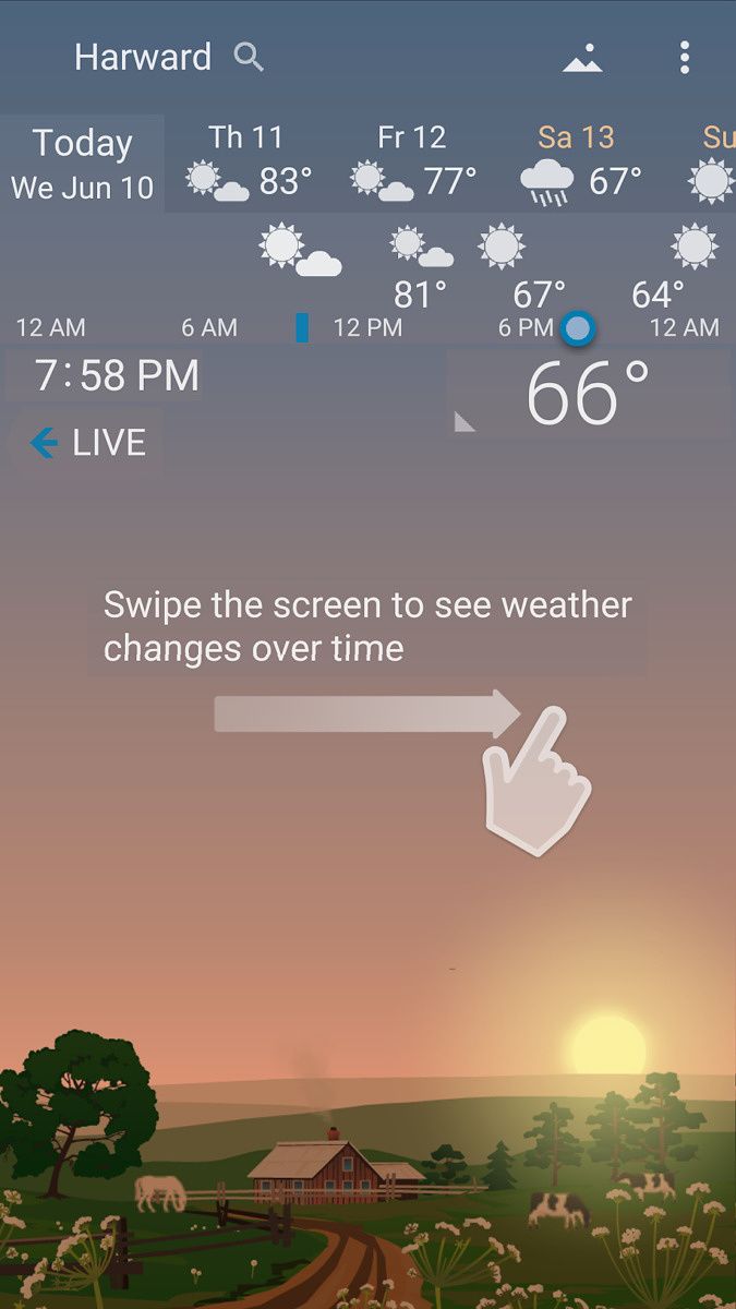 YoWindow Awesome Weather Home