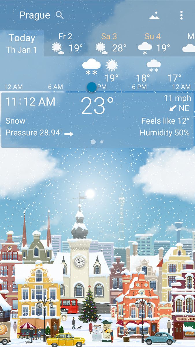 YoWindow Awesome Weather Landscape