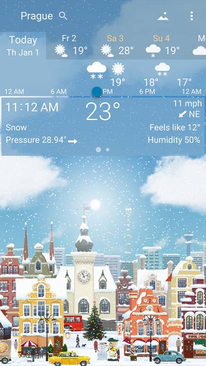 YoWindow Awesome Weather Landscape