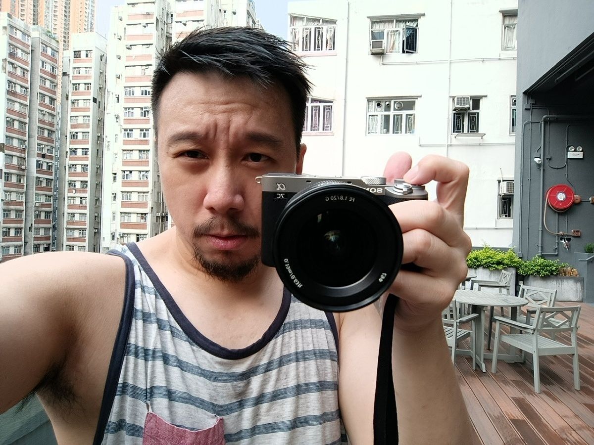 Selfie with the POCO X3 GT