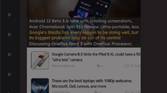 Sharing a link from the recent apps overview of Android 12