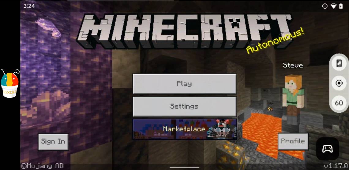 Android 12 gaming toolbar