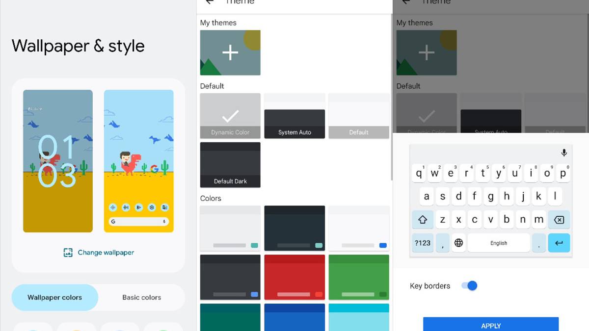 Gboard's Dynamic Color theme syncs with your wallpaper on Android 12